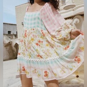 Spell & The Gypsy Collective Flora Tunic Dress (pastel multi)